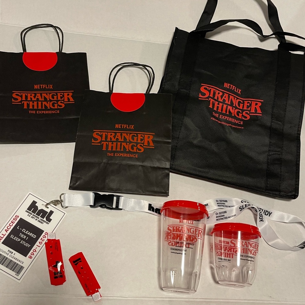 Netflix’s The Stranger Things Experience Swag Collection